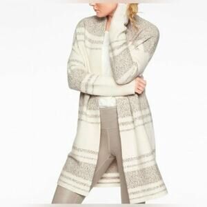 Athleta Wool & Cashmere Panorama Point Open Front Cardigan Size XS Cabincore
